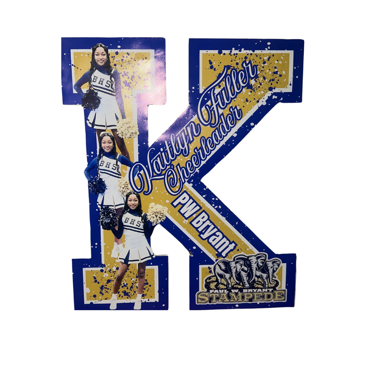 Custom Big Head Sign or Spirit Letter/Number