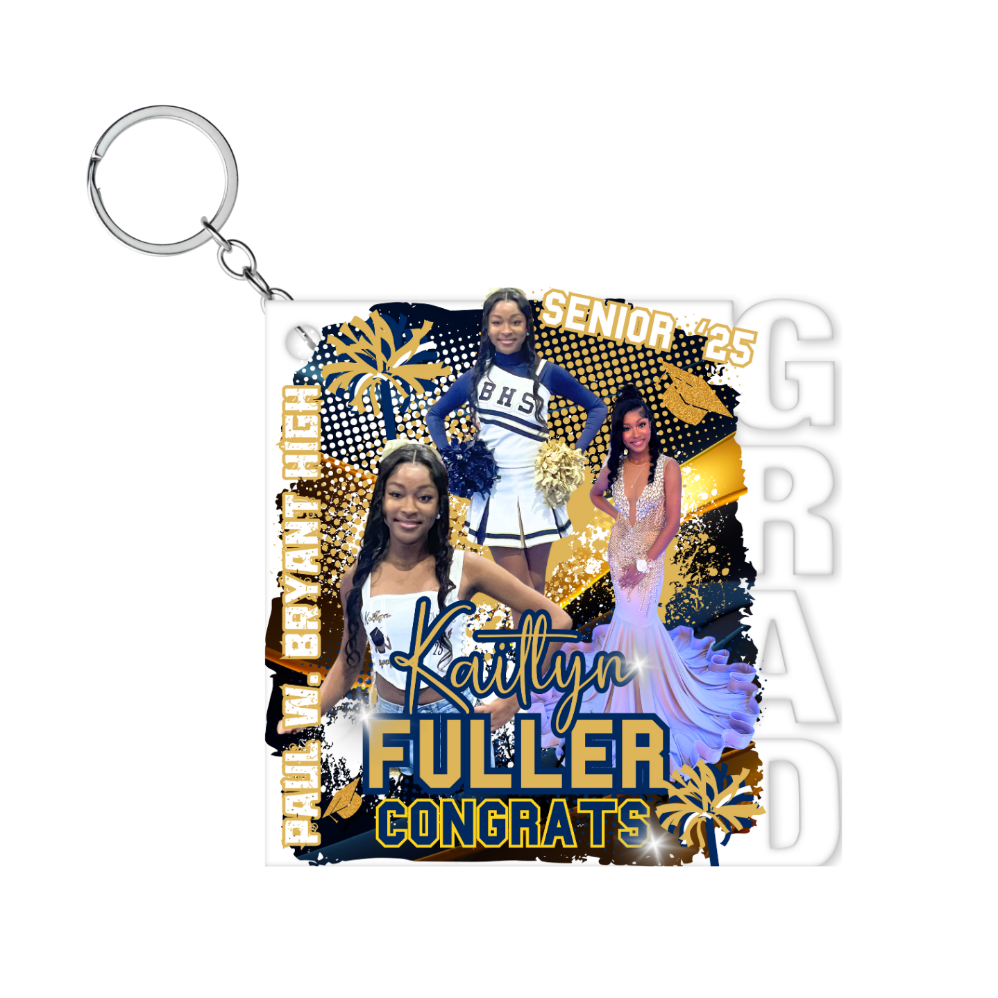 Custom Senior Keychain