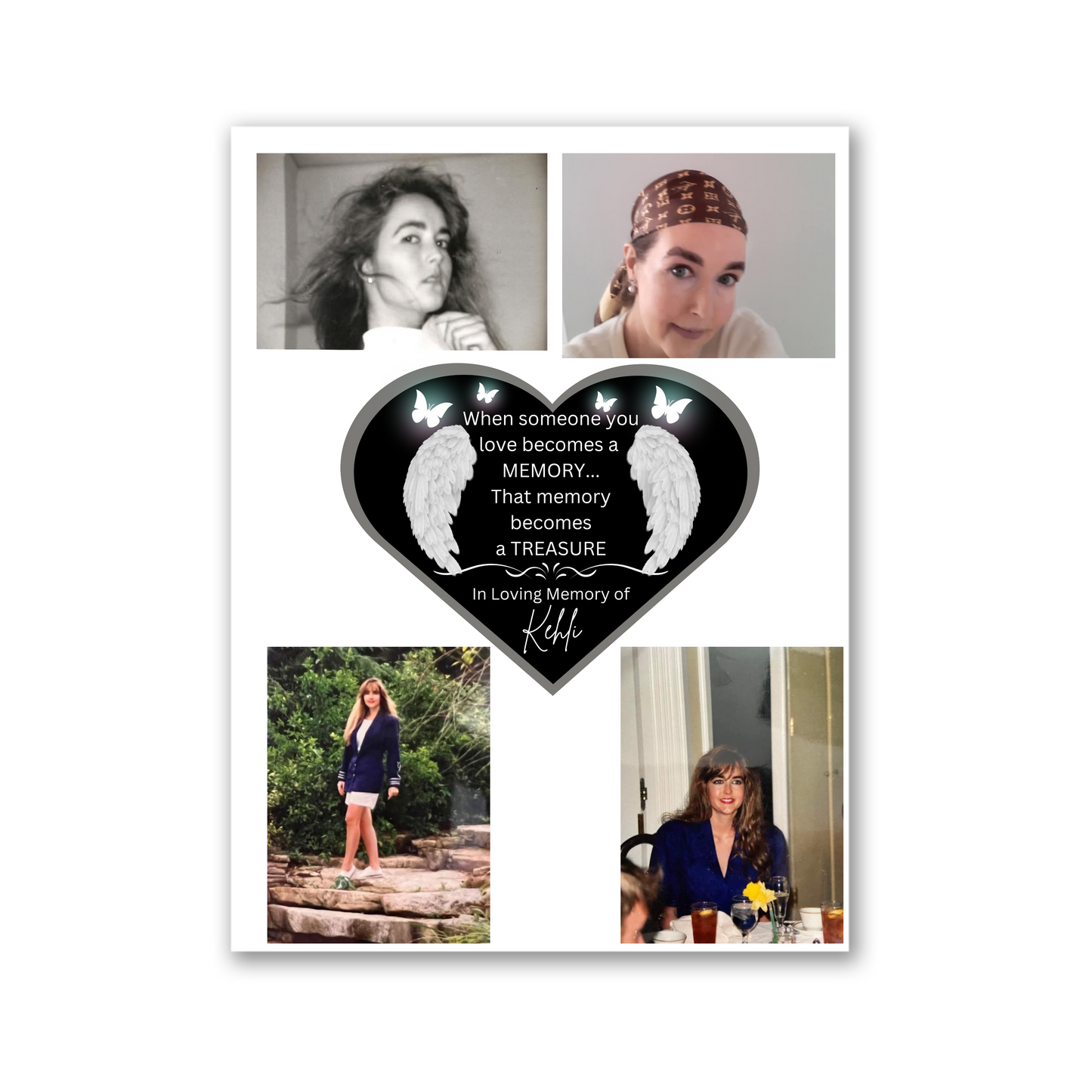 Custom Memorial Blanket